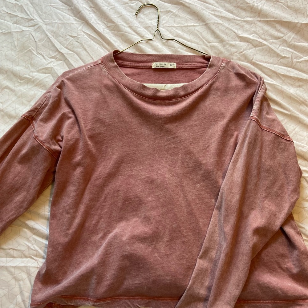 Cotton On Long Sleeve Crop Top